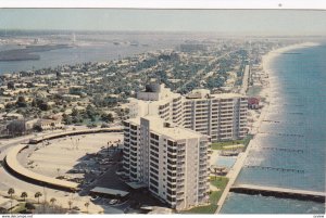 CLEARWATER BEACH, Florida, 1940-60s; Mandalay Shores Apartments, Bird's Eye View