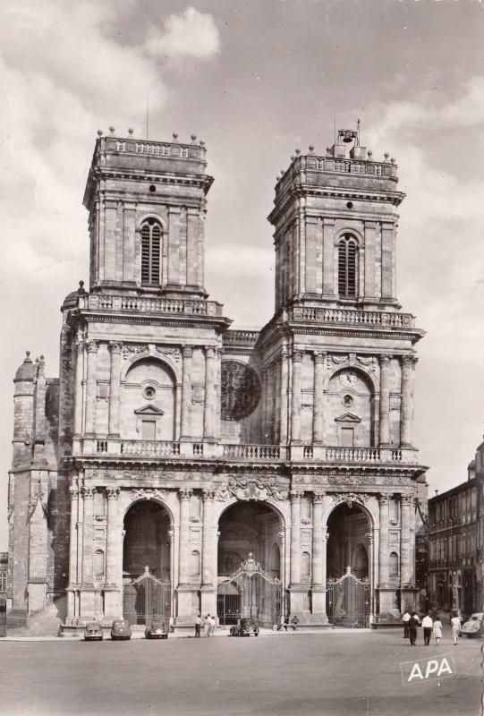 BF13400 auch gers la facade de la basilique ste marie france front/back image