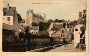 CPA Loiret MONTARGIS Le Chateau vue du Canal (984674)