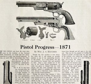 1931 Pistol Progess Since 1871 Partial Article American Rifleman LGADYC4
