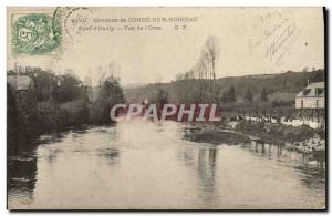 Old Postcard surroundings count on Noireau Bridge & # 39Ouilly for the & # 39...