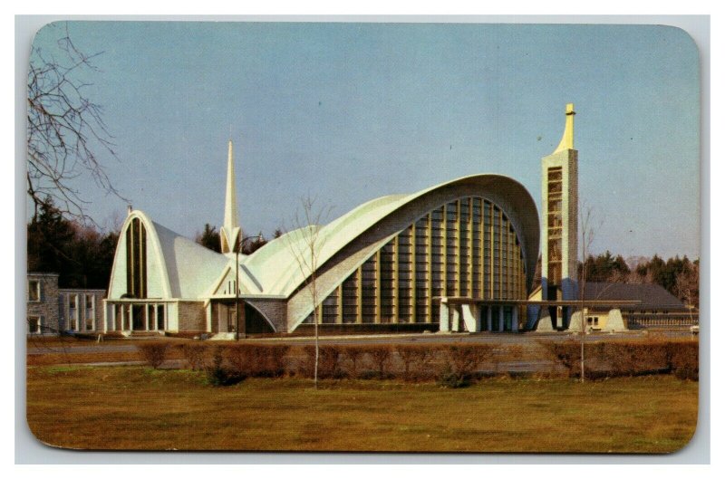 Vintage 1960's Postcard Cathedral de Nicolet Quebec Canada