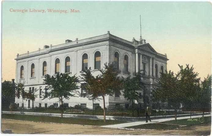 D/B Carnegie Library Winnipeg Mantoba MB