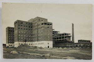 Philadelphia PA VA Medical Center Under Construction c1930s RPPC Postcard R6