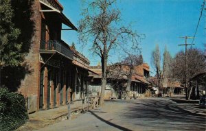 Main Street Scene COLUMBIA, CA Tuolumne County Gold Rush c1950s Vintage Postcard