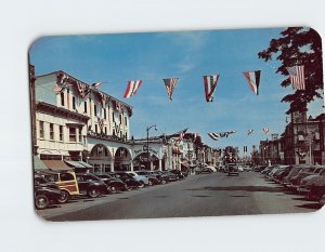 Postcard Main Street Stroudsburg Pennsylvania USA