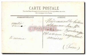 Old Postcard Fantasy Flowers Thought Luc sur Mer