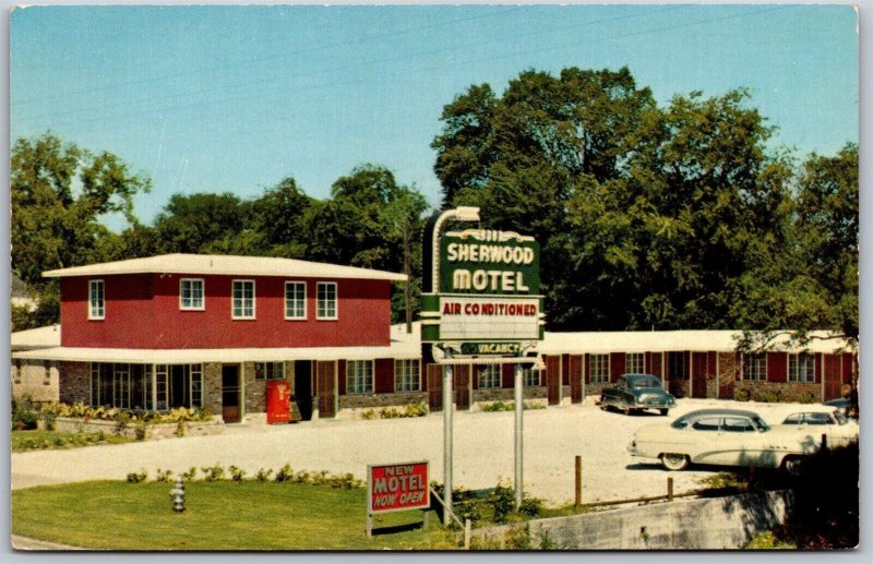 Vtg New Orleans Louisiana LA Sherwood Motel 1950s View Old Postcard