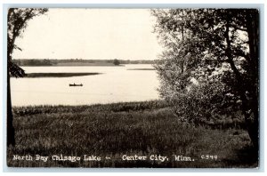 c1910's North Bay Chisago Lake Center City Minnesota MN RPPC Photo Postcard