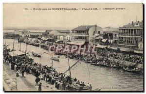 Old Postcard Around Montpellier Palavas Big games