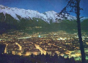 VINTAGE POSTCARD CONTINENTAL SIZE INNSBRUCK AUSTRIA WINTER OLYMPICS 1964