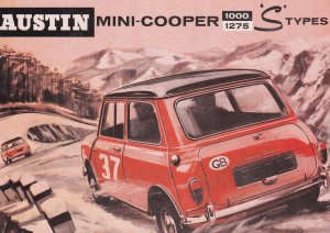 Austin Mini Cooper 1275 1000 Series Car Advertising Postcard
