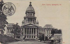 Illinois Springfield State Capitol 1909