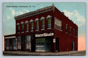 J88/ Charleston West Virginia Postcard c1910 Union Mission Building 273