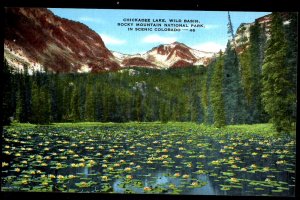 Colorado CHICKADEE LAKE, Wild Basin Rocky Mountain National Park - Linen