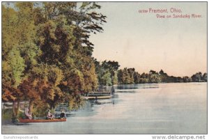 Ohio Fremont View On Sandusky River 1908
