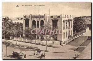 Old Postcard Tunisia Bizerte Army Military Circle