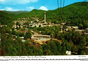 Tennessee Gatlinburg Seen From The Aerial Tramway