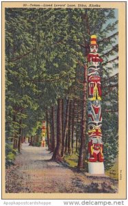 Totem Lined Lovers Lane Sitka Alaska