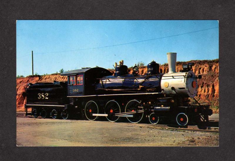 TN Cannonball Railroad Train Engine Locomotive Jackson Tennessee Tenn Postcard