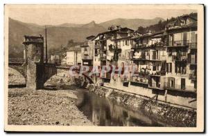 Sospel - Old Houses on Bevera - Old Postcard