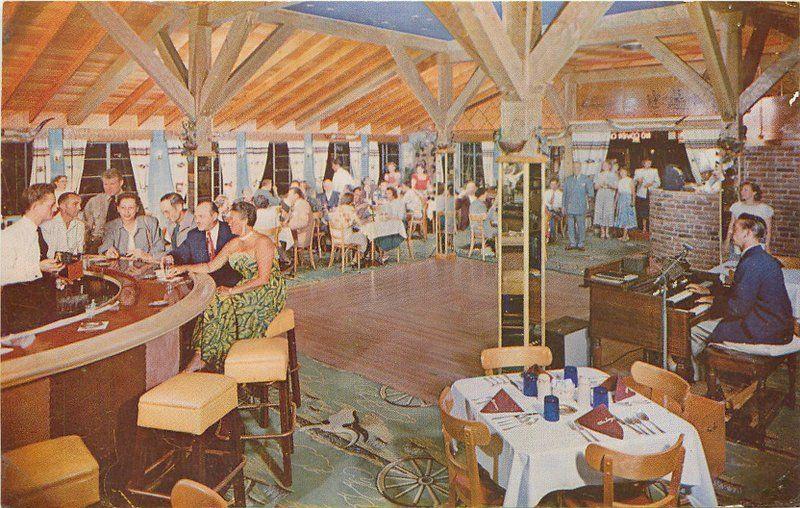 Corbett 1940s Lake Tahoe California Sage Room Interior Wagon