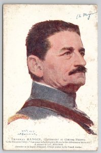 General Mangin Commander at Chateau-Thierry Postcard J30