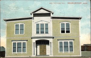 Newburyport Massachusetts MA Cape Cod Odd Fellows Hall c1910 Postcard