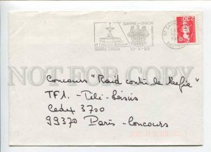 421445 FRANCE 1990 year Sarre Union ADVERTISING real posted COVER