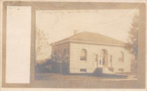 Hawarden Iowa~Carnegie Library~Nice Photograph Hanging on Wall RPPC 1908