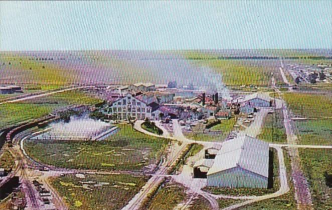 Florida Clewiston Aerial View Sugar Mill United States Sugar Corporation