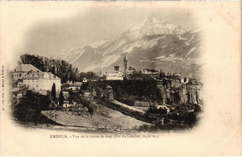 CPA EMBRUN - Vue de la route de Gap (112789)