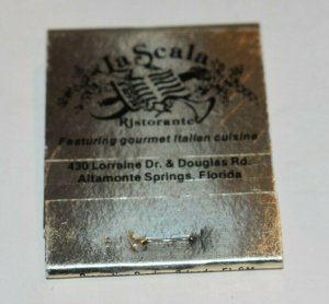 La Scala Altamonte Springs Florida 20 Strike Matchbook