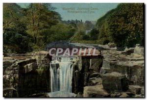 Postcard Old Waterfall Jesmond Dene Newcastle on Tyne