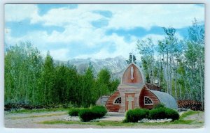 HAINES JUNCTION, Yukon, Canada ~ Picturesque NORTHERN CHURCH c1950s Postcard