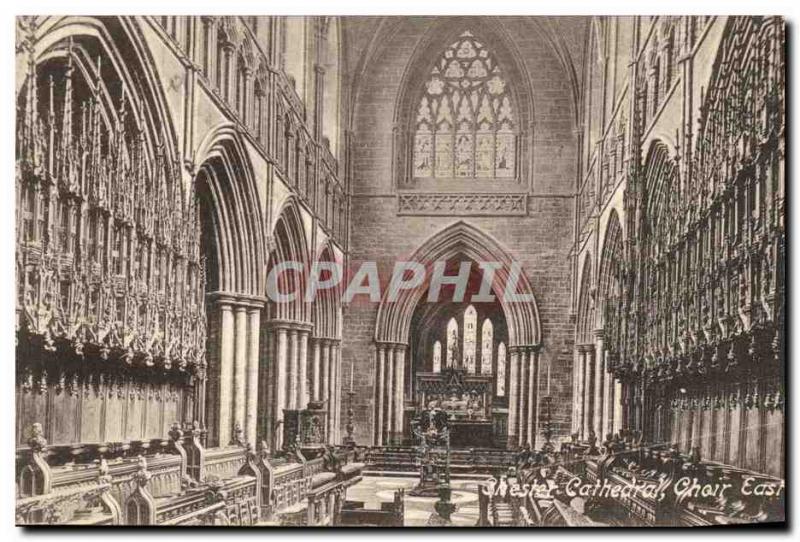 Old Postcard Chester Cathedral