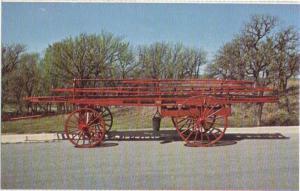 Hand Drawn Ladder Cart Oklahoma Fire Museum Oklahoma City OK