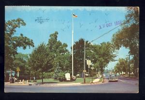 Niantic, Connecticut/CT/Conn Postcard, The Green At Main Street, 1966!