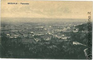 01252 VINTAGE POSTCARD: SEQUALS - PORDENONE-