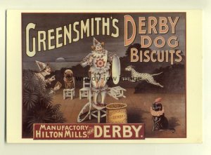 ad3342-Greensmith's Derby Dog Biscuits- Modern Advert Postcard