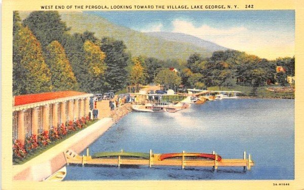 West End of the Pergola Lake George, New York