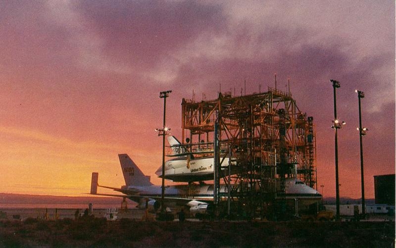 CA - Edwards Air Force Base. NASA Space Shuttle Orbiter Enterprise (NASA/Astr...