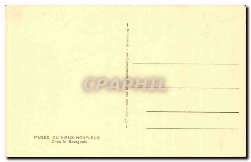 Postcard Old Honfleur Museum In the bourgeois
