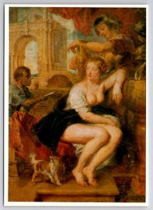 Peter Paul Rubens Art Bathseba Am Springbrunnen Nude Postcard I48