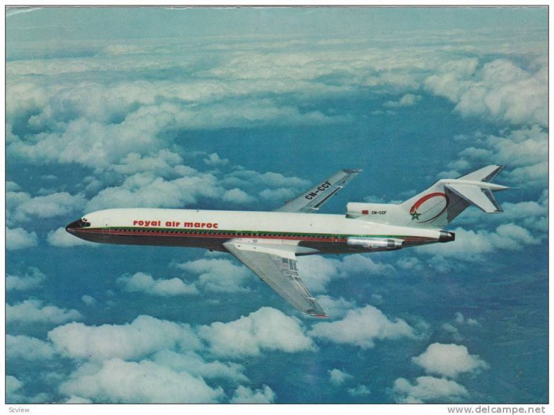 Royal Air Maroc Boening 727-200 airplane , 60-70s