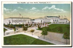 Postcard Old New Postoffice And Union Station Washington D C.