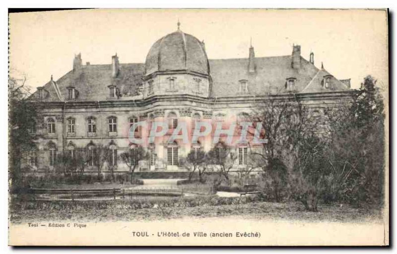 Old Postcard Toul Hotel de Ville (Old Eveche)