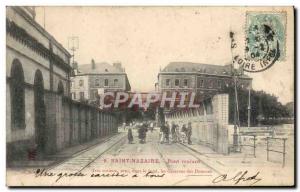 Postcard Old Customs Customs Barracks Bridge Saint Nazaire rolling Customs