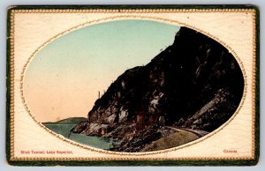 Mink Tunnel North Shore Lake Superior Ontario, Antique Valentine & Sons Postcard