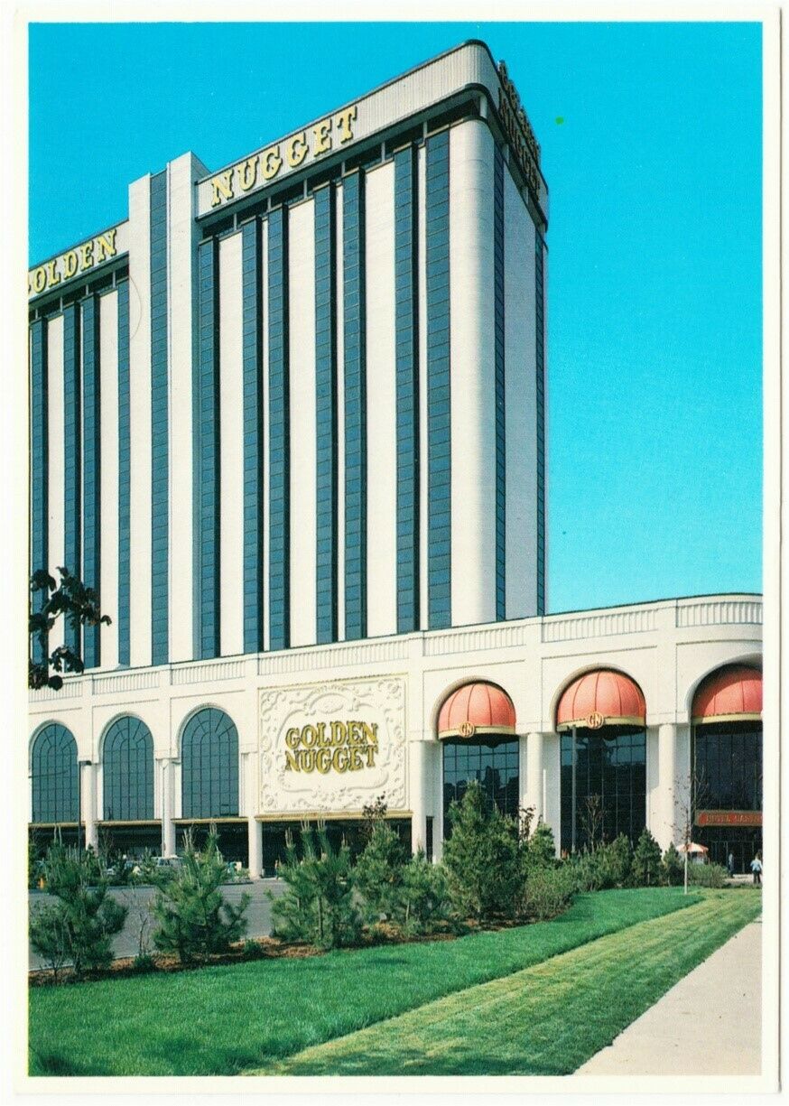 Atlantic City NJ Golden Nugget Hotel & Casino 1980s Postcard